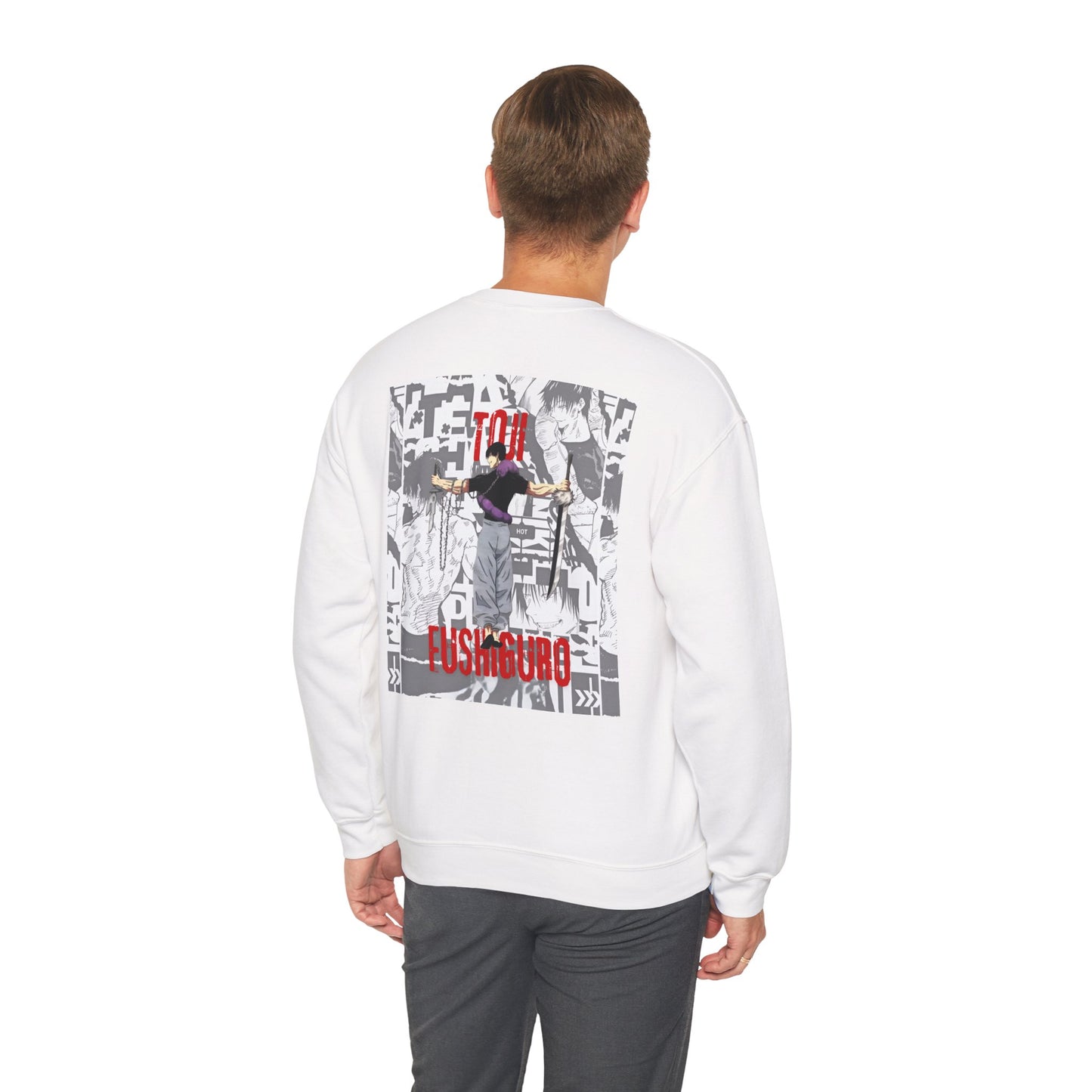 Toji Fushiguro Crewneck Sweatshirt — Anime Character Tribute