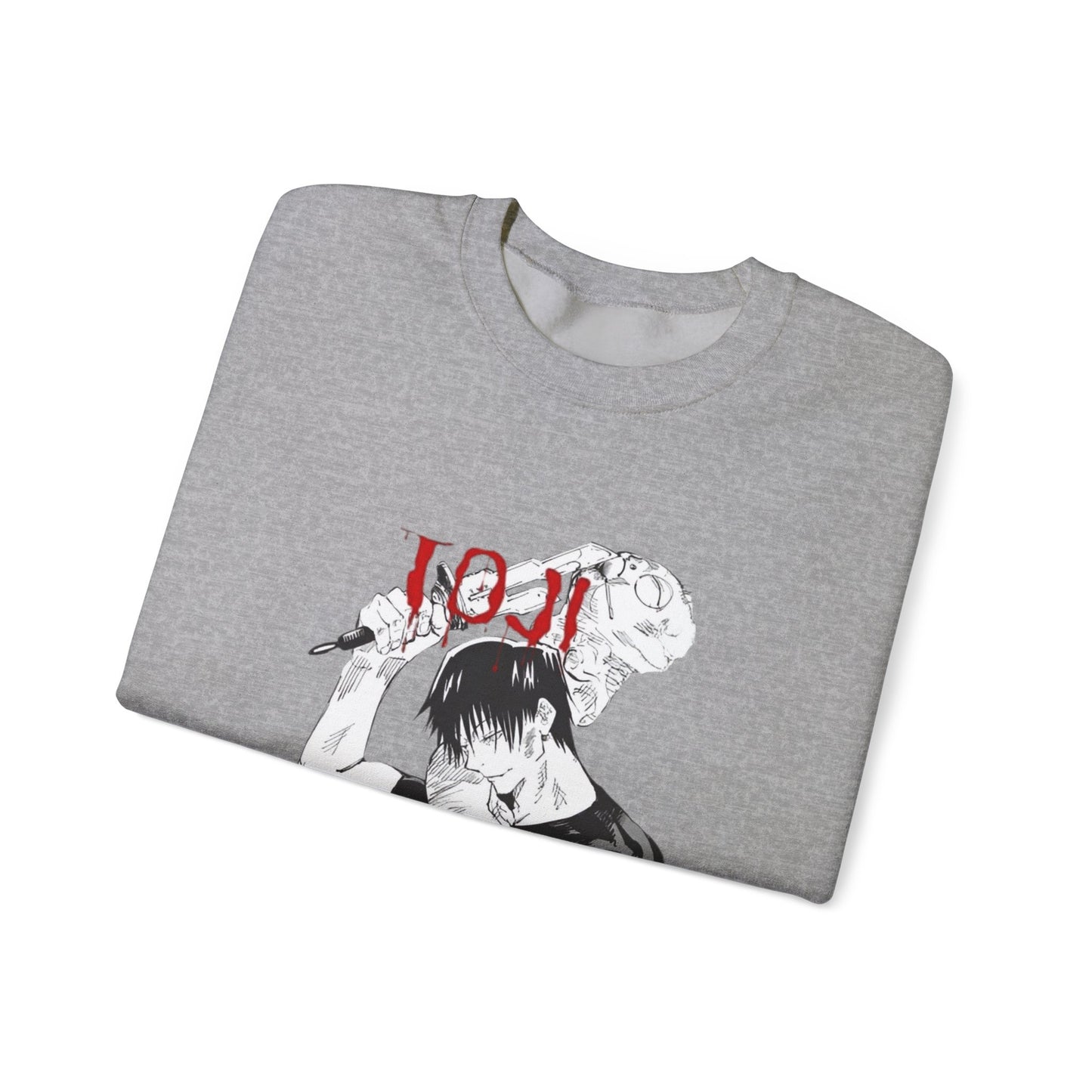 Toji Fushiguro Crewneck Sweatshirt — Anime Character Tribute