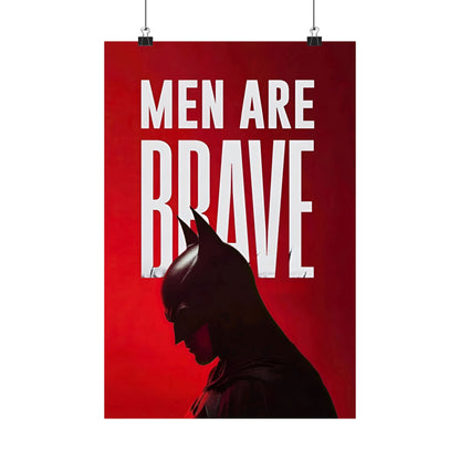 Batman Matte Vertical Poster — Minimal Dark Hero Wall Art