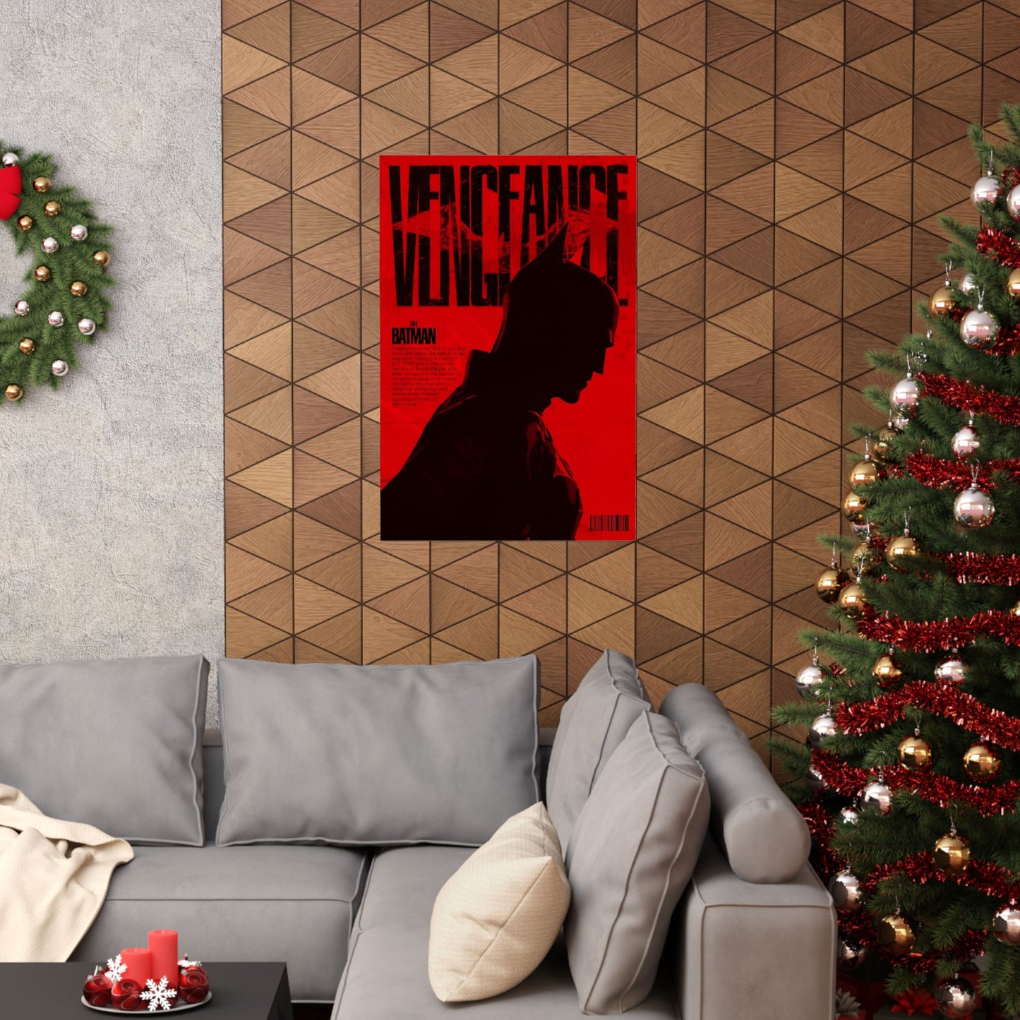 Batman Matte Vertical Poster — Dark Knight Wall Art