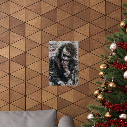 Joker Matte Poster — Vertical Wall Art