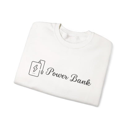 Power Bank Sweatshirt — Tech-Inspired Crewneck for Gadget Lovers