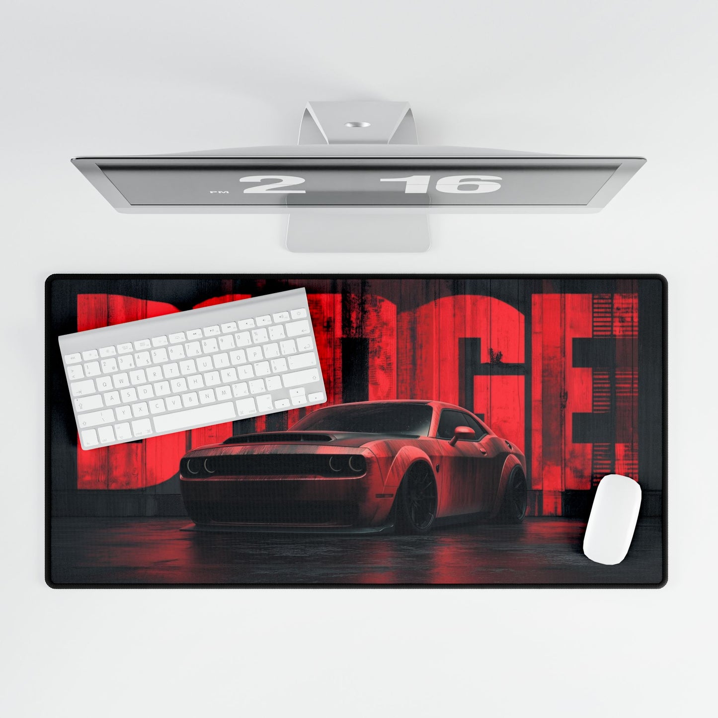 Dodge Desk Mat — Racing-Inspired Gamer Desk Mat