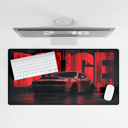 Dodge Desk Mat — Racing-Inspired Gamer Desk Mat