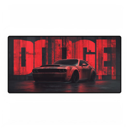 Dodge Desk Mat — Racing-Inspired Gamer Desk Mat