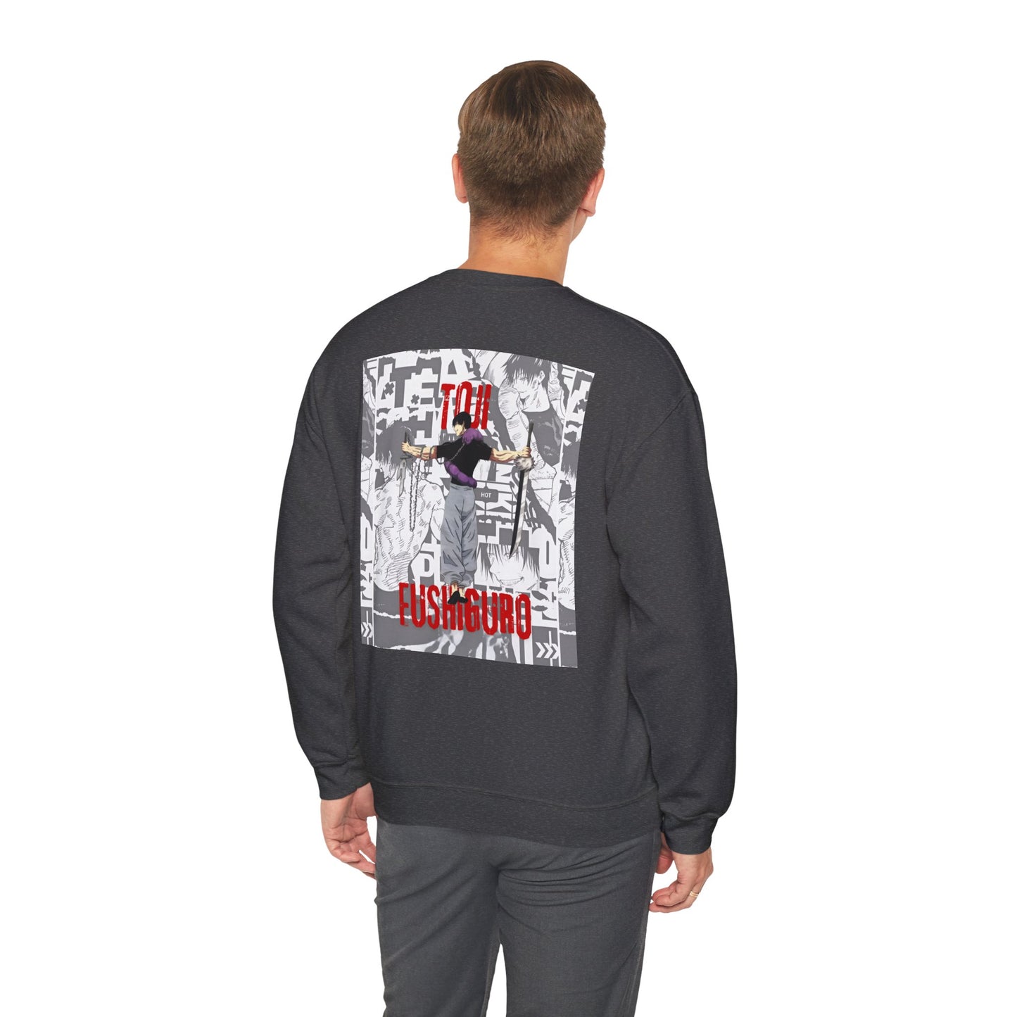 Toji Fushiguro Crewneck Sweatshirt — Anime Character Tribute