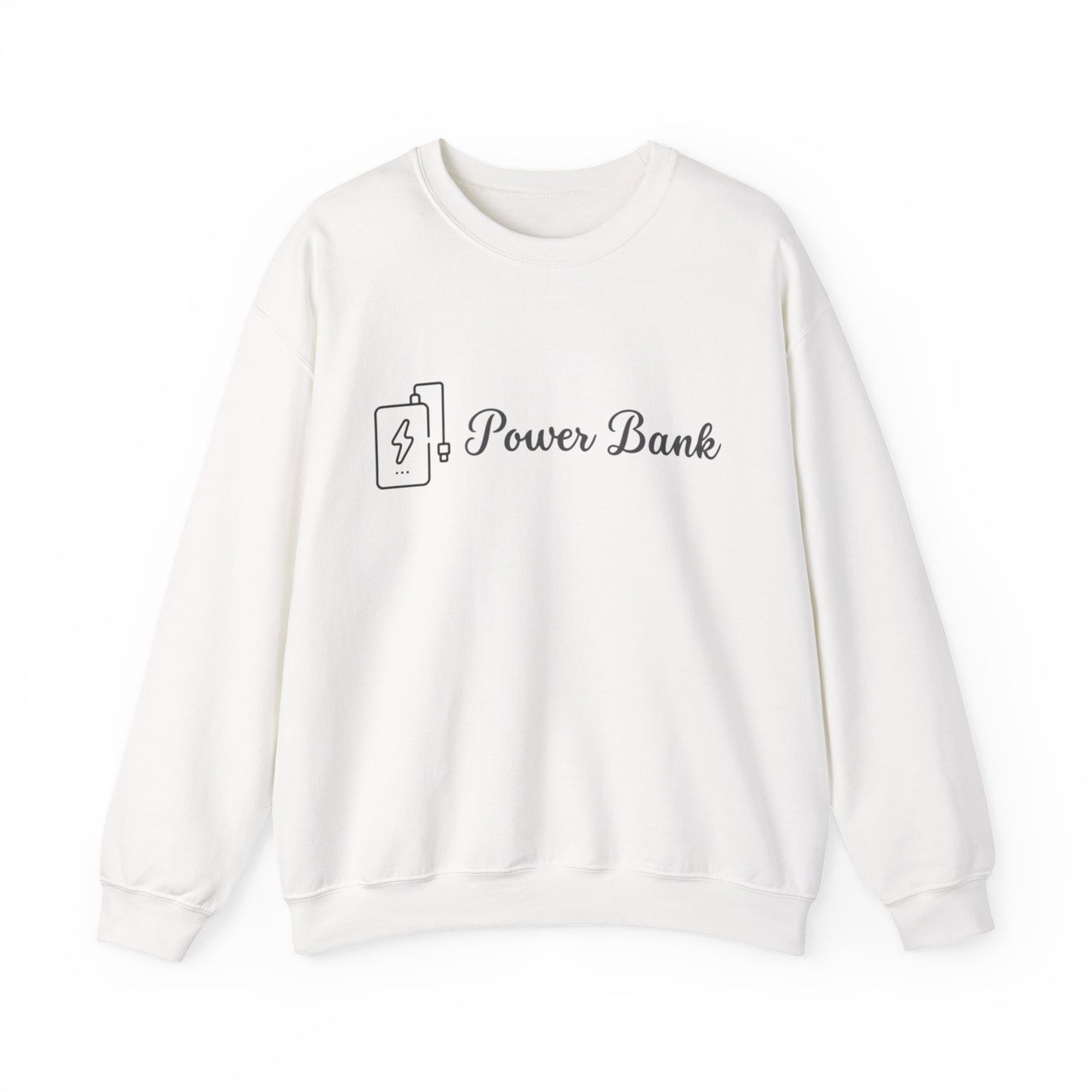 Power Bank Sweatshirt — Tech-Inspired Crewneck for Gadget Lovers