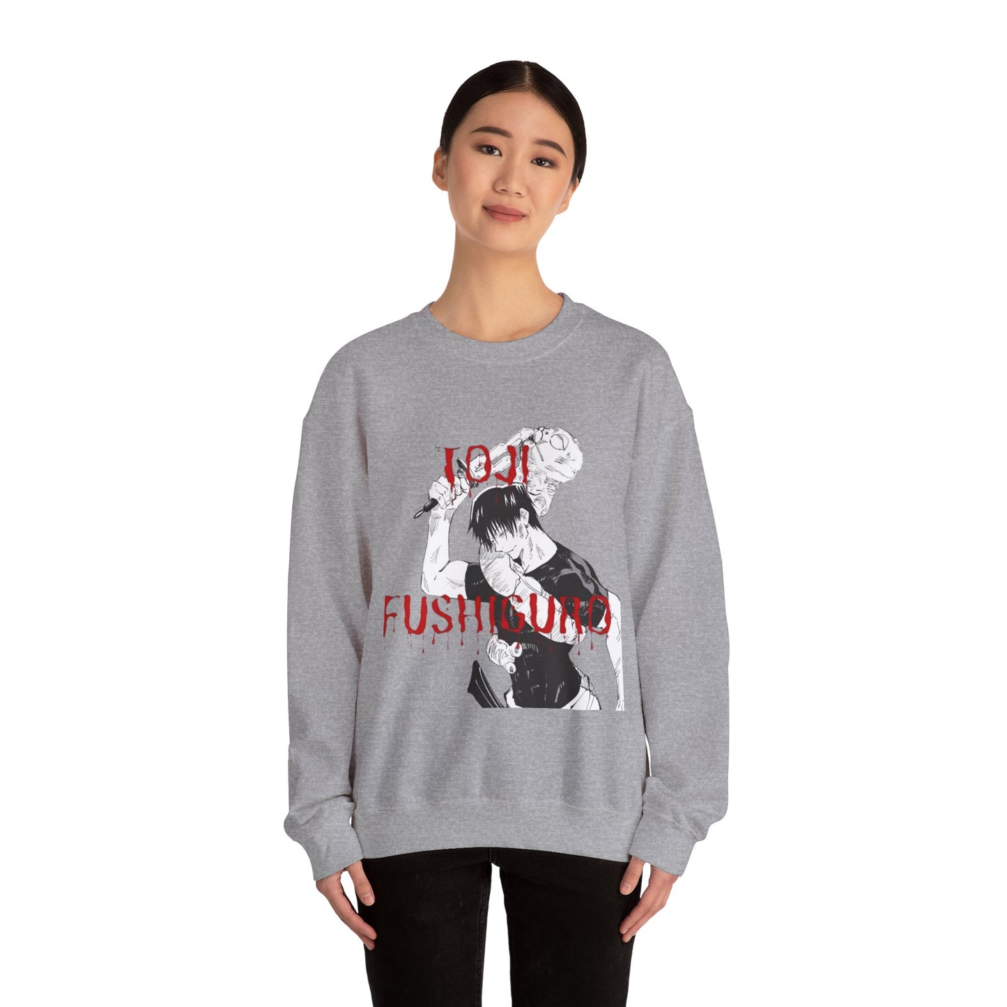 Toji Fushiguro Crewneck Sweatshirt — Anime Character Tribute