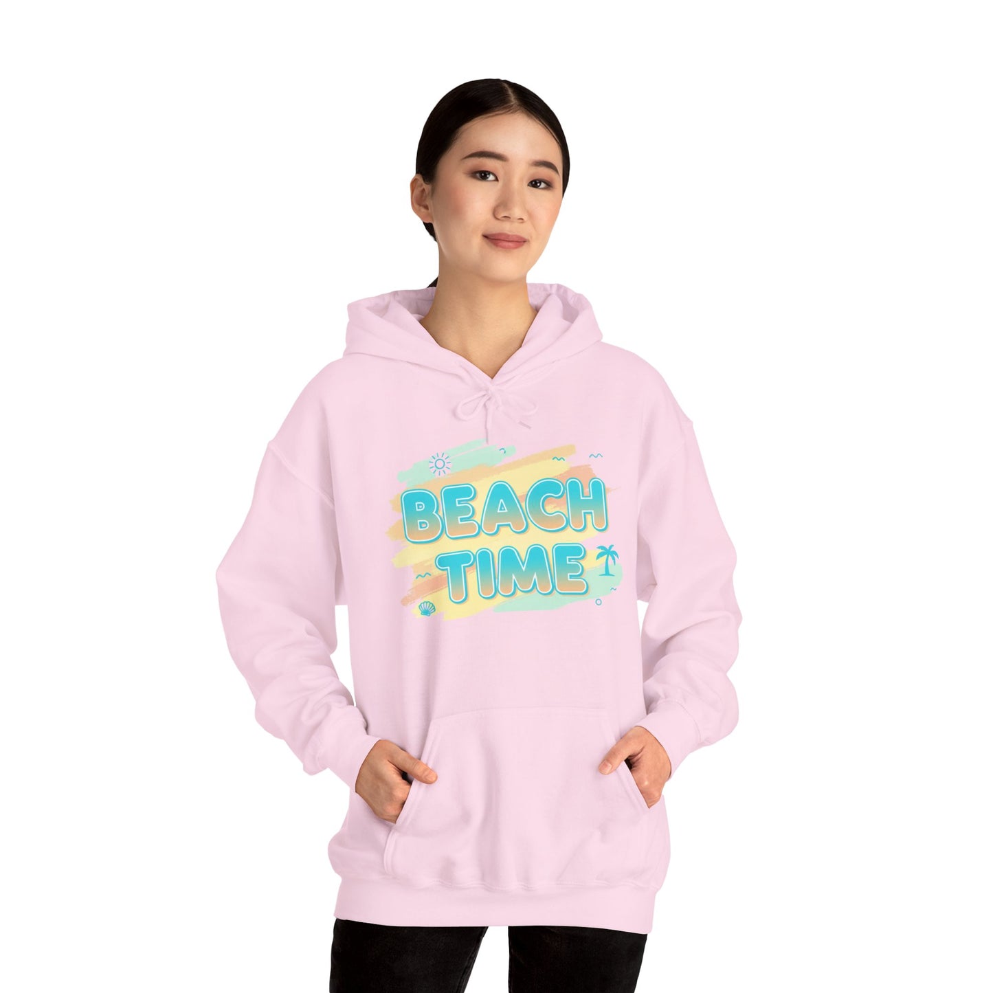 Beach Time Hoodie — Pleasant Mood Beach Vibes Sweatshirt
