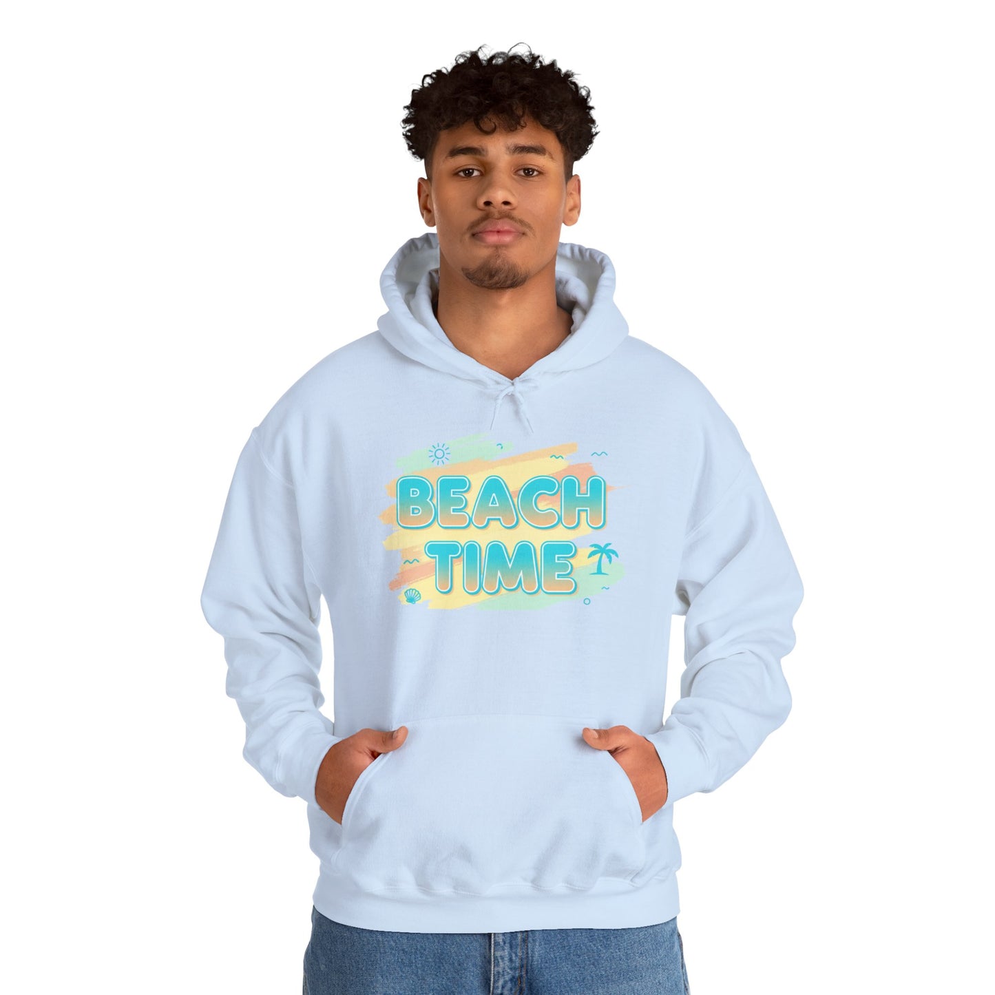Beach Time Hoodie — Pleasant Mood Beach Vibes Sweatshirt