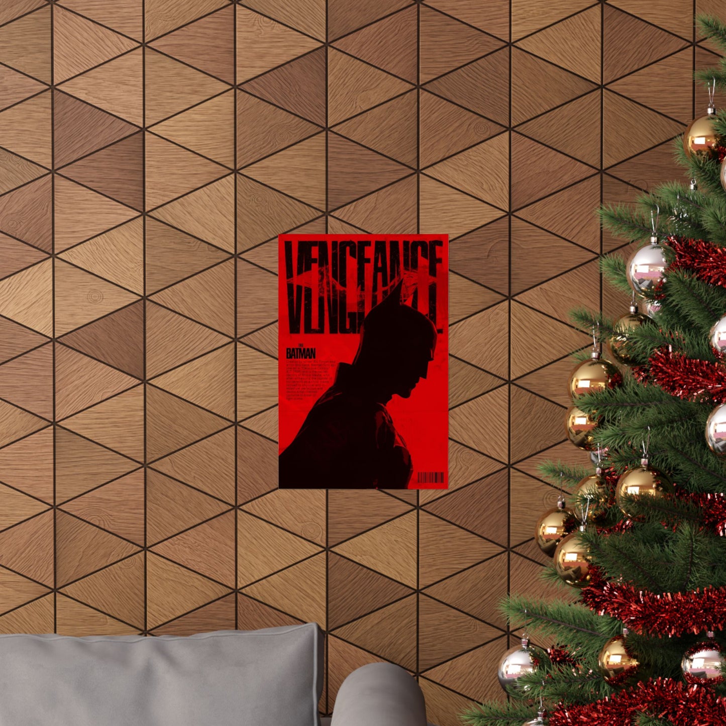 Batman Matte Vertical Poster — Dark Knight Wall Art
