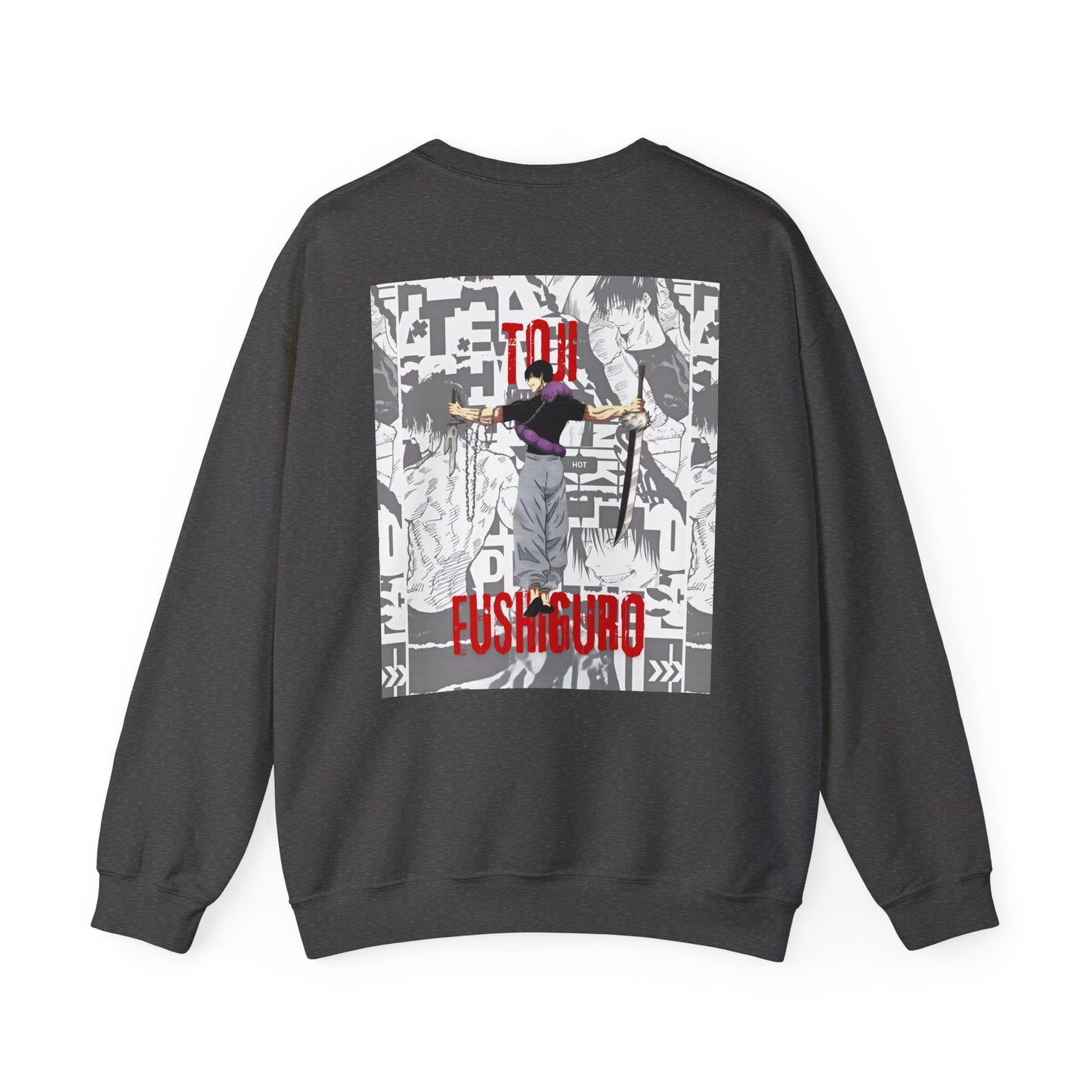 Toji Fushiguro Crewneck Sweatshirt — Anime Character Tribute