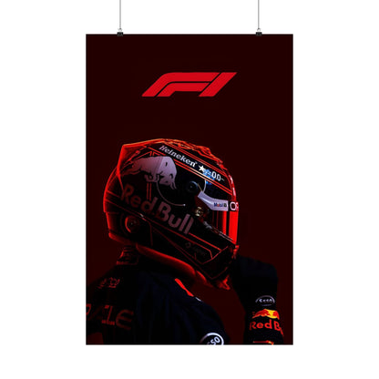 F1 Matte Vertical Poster — Formula 1 Wall Poster